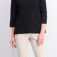 Karen Scott Women's Eyelet-Trim Top  Black Size Medium