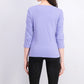 Karen Scott Women's Eyelet-Trim Top Lila Size Extra Large