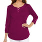 Karen Scott Plus Size Cotton Crisscross-Trim Top Pink Size XX-Large