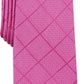Alfani Men's Windowpane Tie Pink Size Regular