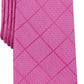Alfani Men's Windowpane Tie Pink Size Regular