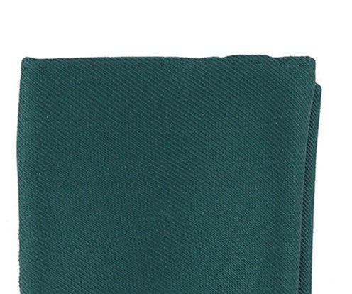 Alfani Men's Solid Twill Silk Pocket Square Green Size Regular