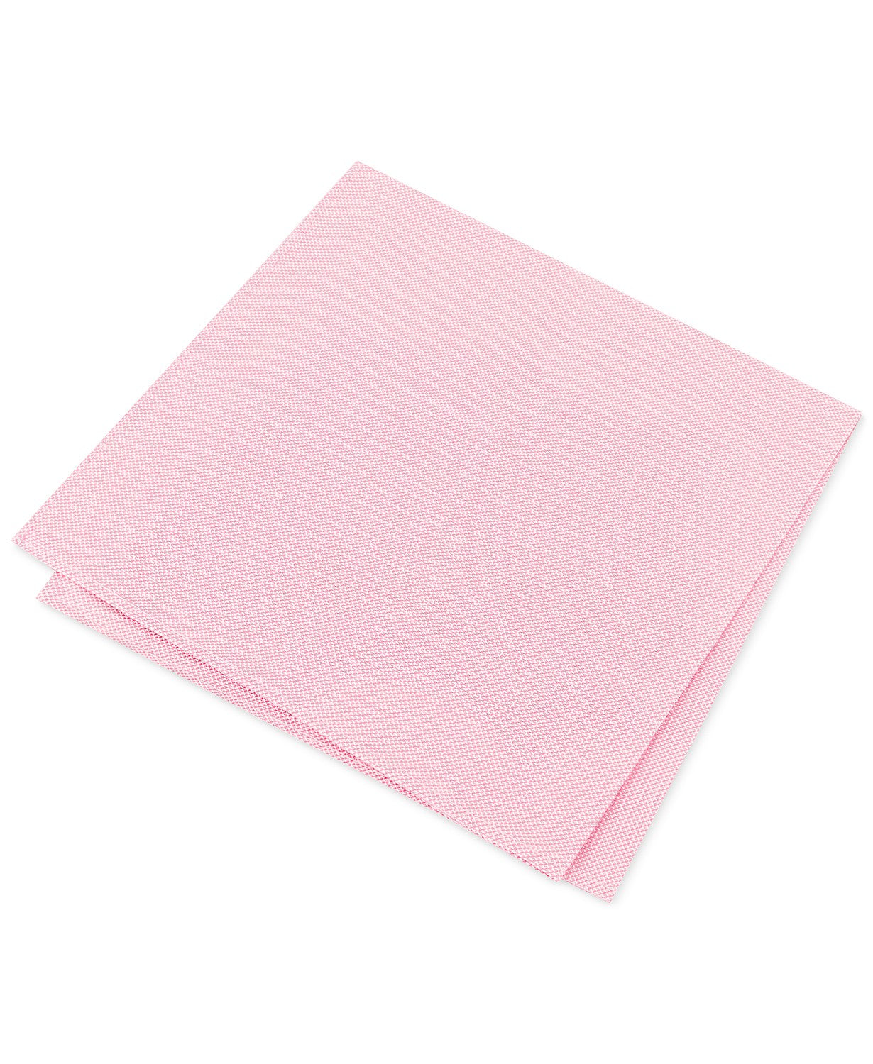 Alfani Men's Solid Twill Silk Pocket Square Pink Size Regular