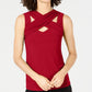 INC International Concepts Women's Crisscross Cutout Top Red Size Medium