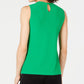 INC International Concepts Women's Crisscross Cutout Top Red Size Medium