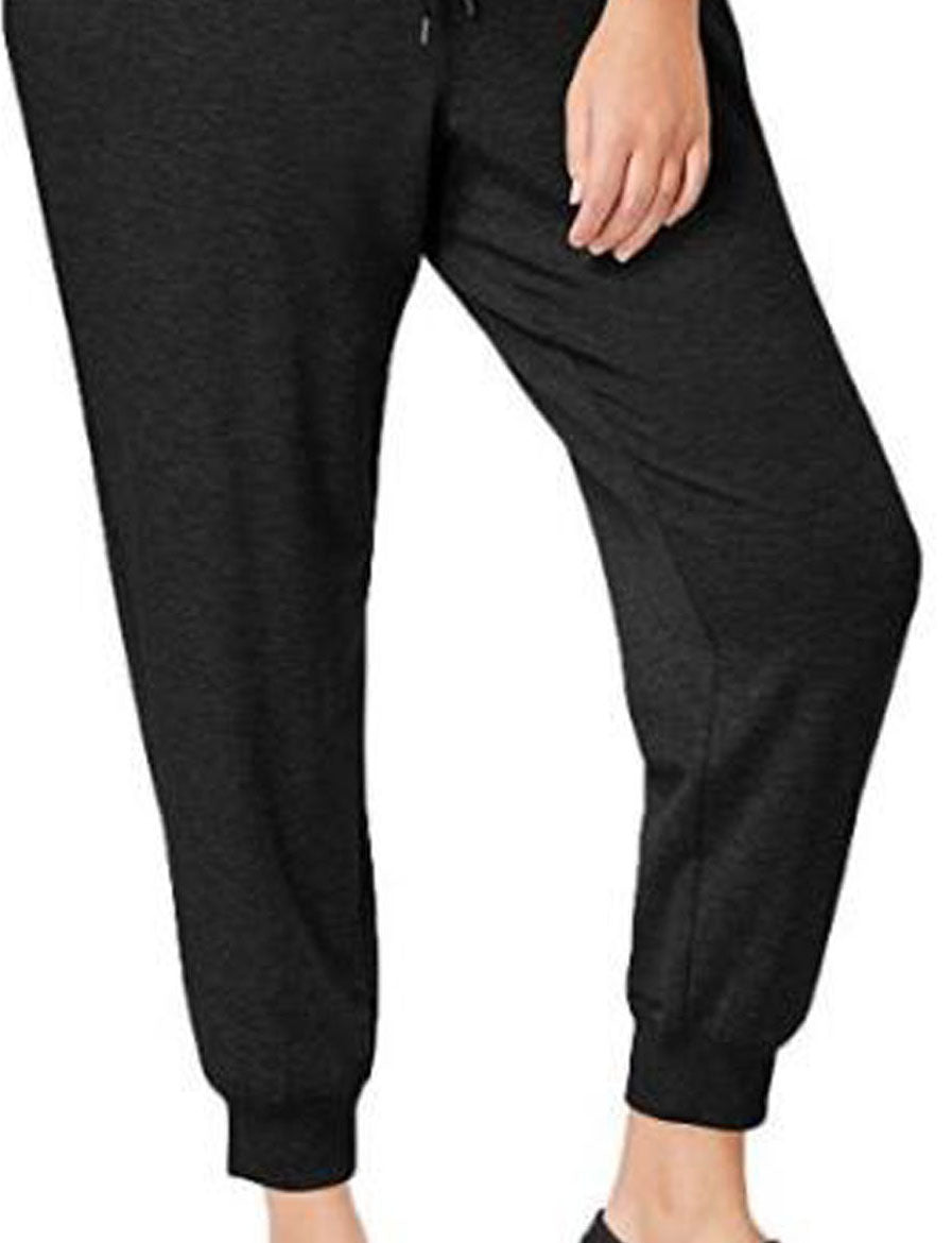 Ideology Women's Plus Size Knit Jogger Pants Black Size X-Large