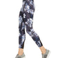 Ideology Women's Botanic Printed Leggings Navy Size Large