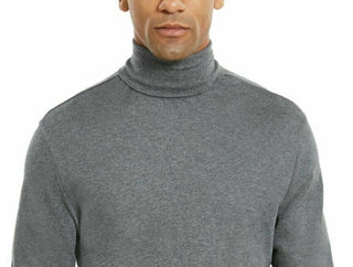 Club Room Men's Solid Turtleneck Gray Size 2 Extra Large