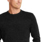 Club Room Men's Cotton Solid Textured Crew Neck Sweater Black Size Small