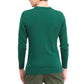 Club Room Men's Cotton Solid Textured Crew Neck Sweater Green Size 2XL