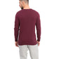 Club Room Men's Textured Cotton Sweater Wine Size Small