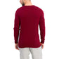 Club Room Men's Cotton Solid Textured Crew Neck Sweater Red Size 2XL