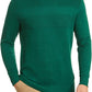 Club Room Men's Cotton Solid Textured Crew Neck Sweater Green Size Small