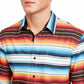 American Rag Men's Frequency Striped Shirt White Size X-Small
