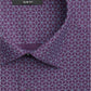 Alfani Men's Alfatech Slim-Fit Performance Stretch Moisture-Wicking Geo-Print Dress Shirt Purple Size 32-33