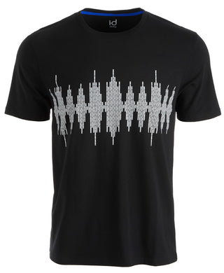 Ideology Men's Graphic T-Shirt Black Size XXX Large