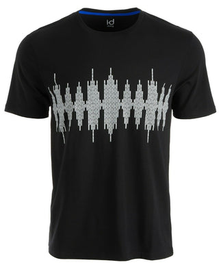 Ideology Men's Graphic Front Tee Black Size 2 Extra Large