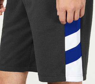 Ideology  Men's Striped-Side Shorts Black Size Medium