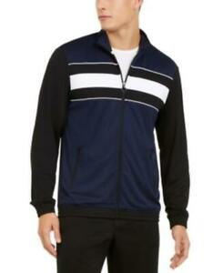 Ideology Men's Colorblocked Track Jacket Blue Size X-Large