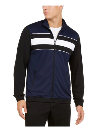 Ideology Men's Men's Colorblocked Track Jacket Navy Size Small