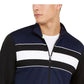Ideology Men's Men's Colorblocked Track Jacket Navy Size Small