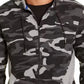 Ideology Men's Colorblocked Camo Jacket Black Size XX-Large