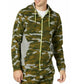 Ideology Men's Colorblocked Camo Jacket Green Size Large
