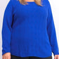 Charter Club Women's Cable Sweater Blue Size Small