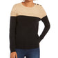 Charter Club Women's Petite Lurex Knit Sweater Black Size Medium