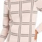 Charter Club Women's Printed Crewneck Sweater Pink Size XX-Large
