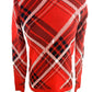 Charter Club Women's Petite Plaid Knit Sweater Red Size Petite
