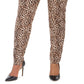 INC International Concepts  Women's  Plus Size Leopard-Print Skinny Jeans  Brown Size S P