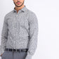 Bar III Men's Slim-Fit Performance Stretch Floral-Print Dress Shirt White Black Size 32X33
