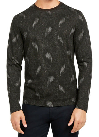 Alfani Men's Paisley Graphic Shirt Black Size Medium