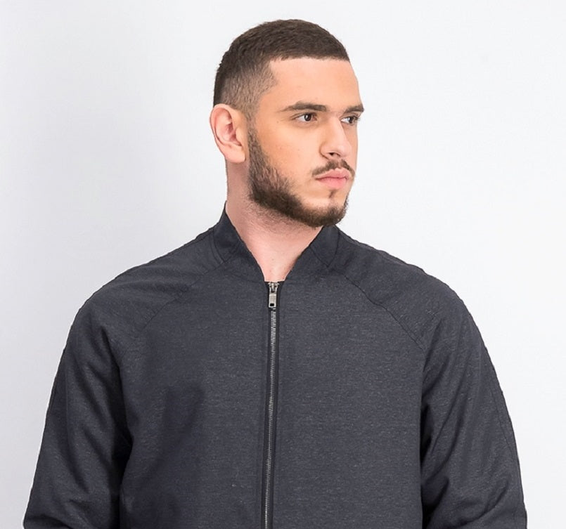 Alfani Men's Deep Twill Bomber Jacket Navy Size X-Large