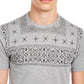 American Rag Men's Top-Pattern T-Shirt Gray Size Extra Large
