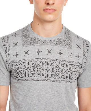 American Rag Men's Top-Pattern T-Shirt Gray Size Extra Large