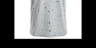 American Rag Men's Splatter Chest Stripe T-Shirt Gray Size Small