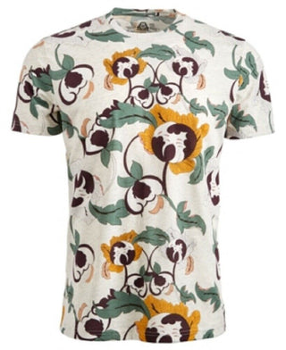 American Rag Men's Abstract Floral T-Shirt Oat Size Medium