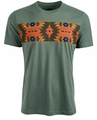 American Rag Men's Geometric Print T-Shirt Green SIze Large