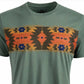 American Rag Men's Geometric Print T-Shirt Green SIze Large