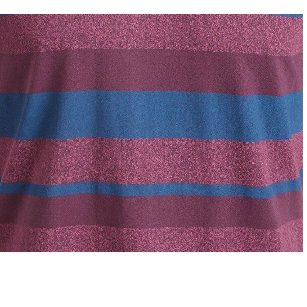 American Rag Men's  V-neck Striped T-shirt Plum Size 2 Extra Large