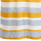 American Rag Men's V Neck Striped T-Shirt Yellow Size Large
