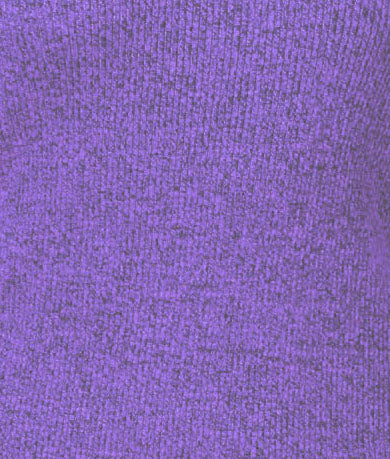 Karen Scott Women's Petite Cotton Ribbed Marled Sweater  Purple Size Petite Medium