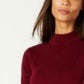 Karen Scott Women's Cotton Ribbed Turtleneck Top  Red Size Extra Large