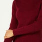 Karen Scott Women's Cotton Ribbed Turtleneck Top  Red Size Extra Large