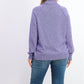 Karen Scott Women's Marled Cotton Turtleneck Sweater Purple Size X-Large