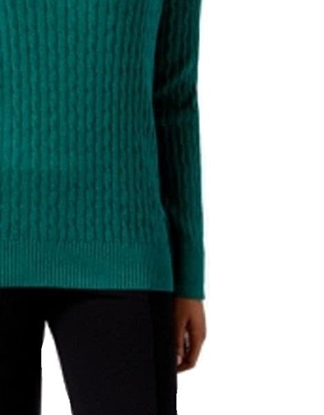 Karen Scott Women's Cotton V-Neck Sweater Green Size Extra Large
