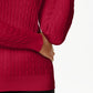 Karen Scott Women's Cable-Knit Crewneck Sweater Bright New Red Amore Size Large