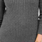 Karen Scott Women's Cotton Cable Knit Sweater Charcoal Size Petite Small